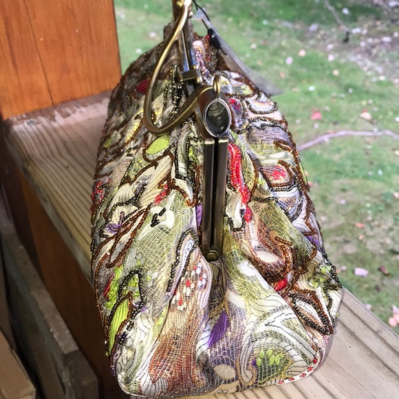 Bead Embellished Handbag purse NWT! - Picture 5 of 9